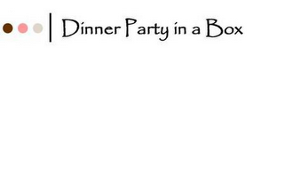 DINNER PARTY IN A BOX SUGAR EDITION YOUR "ROMANCE FOR TWO" BOX CONTAINS: TABLECLOTH, (2) CLOTH NAPKINS, CENTERPIECE DESIGN, (2) PLACE MATS, GLASS PLATES, DECORATIVE PAPER, TEMPLATES ON CD, PARTY INVITATION logo