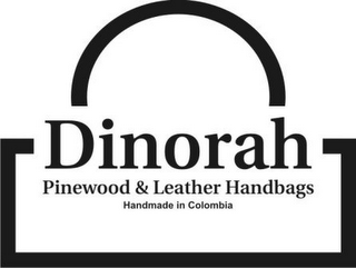 DINORAH PINEWOOD & LEATHER HANDBAGS HANDMADE IN COLOMBIA logo