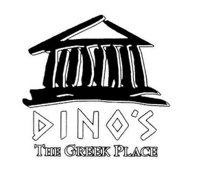 DINO'S GYRO'S THE GREEK PLACE logo