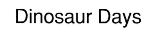 DINOSAUR DAYS logo
