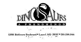 DINOSAURS A PHENOMENON logo