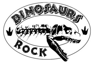 DINOSAURS ROCK logo