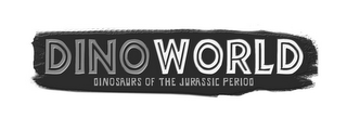 DINOWORLD DINOSAURS OF THE JURASSIC PERIOD logo