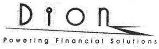 DION POWERING FINANCIAL SOLUTIONS logo