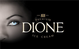 DIONE PREMIUM ICECREAM ANNO 1950 logo