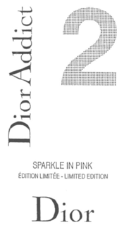 DIOR ADDICT 2 SPARKLE IN PINK ÉDITION LIMITÉE -LIMITED EDITION DIOR logo