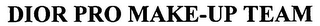 DIOR PRO MAKE-UP TEAM logo