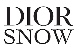 DIOR SNOW logo