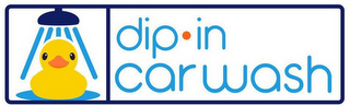 DIP · IN CAR WASH logo
