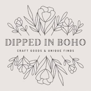 DIPPED IN BOHO CRAFT GOODS & UNIQUE FINDS logo