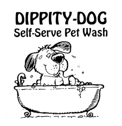 DIPPITY-DOG SELF-SERVE PET WASH logo