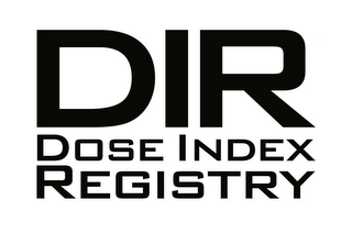DIR DOSE INDEX REGISTRY logo