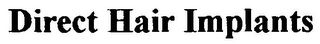 DIRECT HAIR IMPLANTS logo
