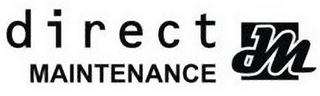 DIRECT MAINTENANCE DM logo