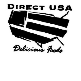 DIRECT USA DELICIOUS FOODS logo