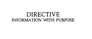 DIRECTIVE INFORMATION WITH PURPOSE logo