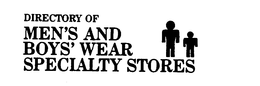 DIRECTORY OF MEN'S AND BOYS' WEAR SPECIALTY STORES logo