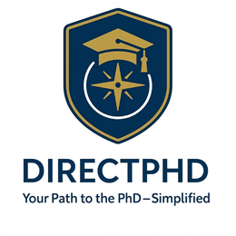 DIRECTPHD YOUR PATH TO THE PHD-SIMPLIFIED logo