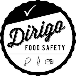 DIRIGO FOOD SAFETY logo