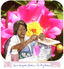DIRT DAUGHTER'S GARDEN-IN MY STUDIO logo