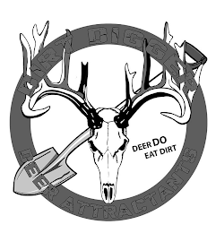 DIRT DIGGER DEER ATTRACTANTS DEER DO EAT DIRT logo