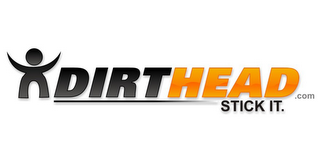 DIRTHEAD.COM STICK IT. logo