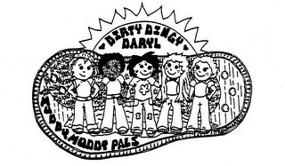DIRTY DINGY DARYL AND THE MUDDY MUDDY PALS logo