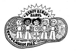 DIRTY DINGY DARYL AND THE MUDDY MUDDY PALS logo