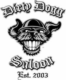 DIRTY DOGG SALOON EST. 2003 logo