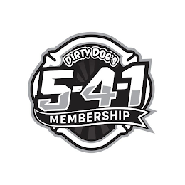 DIRTY DOG'S 5-4-1 MEMBERSHIP logo