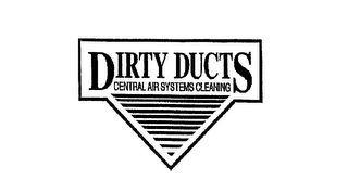 DIRTY DUCTS CENTRAL AIR SYSTEMS CLEANING logo