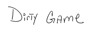 DIRTY GAME. logo