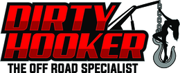 DIRTY HOOKER THE OFF ROAD SPECIALIST logo