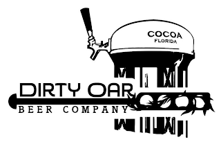 DIRTY OAR BEER COMPANY COCOA FLORIDA logo