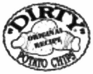 "DIRTY" ORIGINAL RECIPE POTATO CHIPS logo