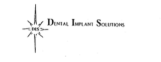 DIS DENTAL IMPLANT SOLUTIONS logo