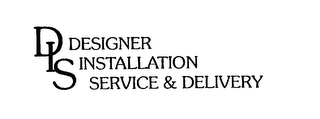 DIS DESIGNER INSTALLATION SERVICE & DELIVERY logo