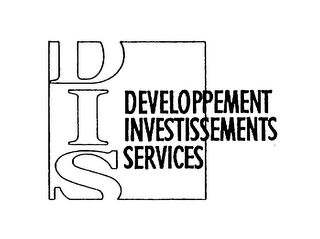 DIS DEVELOPPEMENT INVESTISSEMENTS SERVICES logo