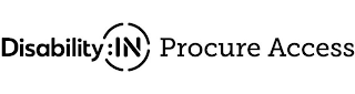DISABILITY:IN PROCURE ACCESS logo