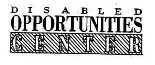 DISABLED OPPORTUNITIES CENTER logo