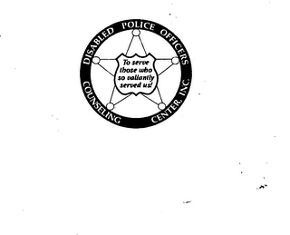 DISABLED POLICE OFFICERS COUNSELING CENTER, INC. TO SERVE THOSE WHO SO VALIANTLY SERVED US! logo