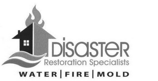 DISASTER RESTORATION SPECIALISTS WATER FIRE MOLD logo