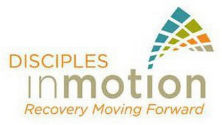 DISCIPLES IN MOTION RECOVERY MOVING FORWARD logo