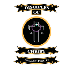 DISCIPLES OF CHRIST MOTORCYCLE CLUB M. C. logo