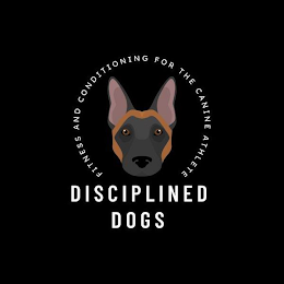 DISCIPLINED DOGS FITNESS AND CONDITIONING FOR THE CANINE ATHLETE logo