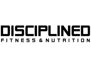 DISCIPLINED FITNESS & NUTRITION logo