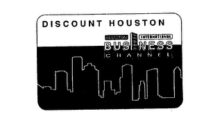 DISCOUNT HOUSTON INTERNATIONAL BUSINESS CHANNEL logo