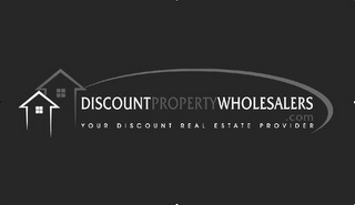 DISCOUNT PROPERTY WHOLESALERS.COM YOUR DISCOUNT REAL ESTATE PROVIDER logo