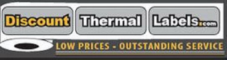 DISCOUNT THERMAL LABELS.COM LOW PRICES OUTSTANDING SERVICE logo