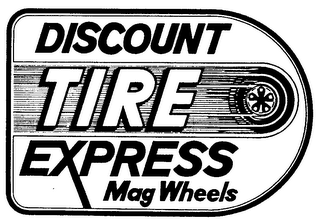 DISCOUNT TIRE EXPRESS MAG WHEELS logo